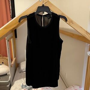 Armani Exchange Elegant Black Sleeveless Top